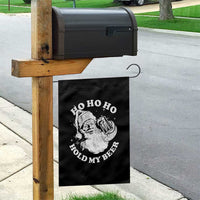Santa Ho Ho Hold My Beer Garden Flag Funny Christmas In July Summer Xmas - Wonder Print Shop