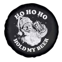 Santa Ho Ho Hold My Beer Spare Tire Cover Funny Christmas In July Summer Xmas - Wonder Print Shop