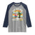 Christmas In July Santa Ho Ho Hold My Beer Raglan Shirt Summer Beach Hawaii Santa USA Flag - Wonder Print Shop