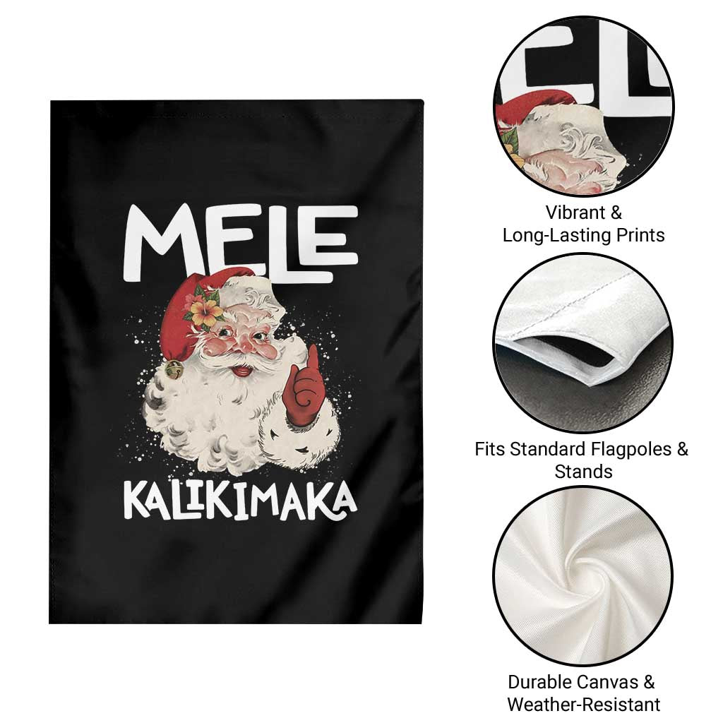 Mele Kalikimaka Garden Flag Hawaii Christmas Party Santa - Wonder Print Shop