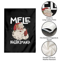 Mele Kalikimaka Garden Flag Hawaii Christmas Party Santa - Wonder Print Shop