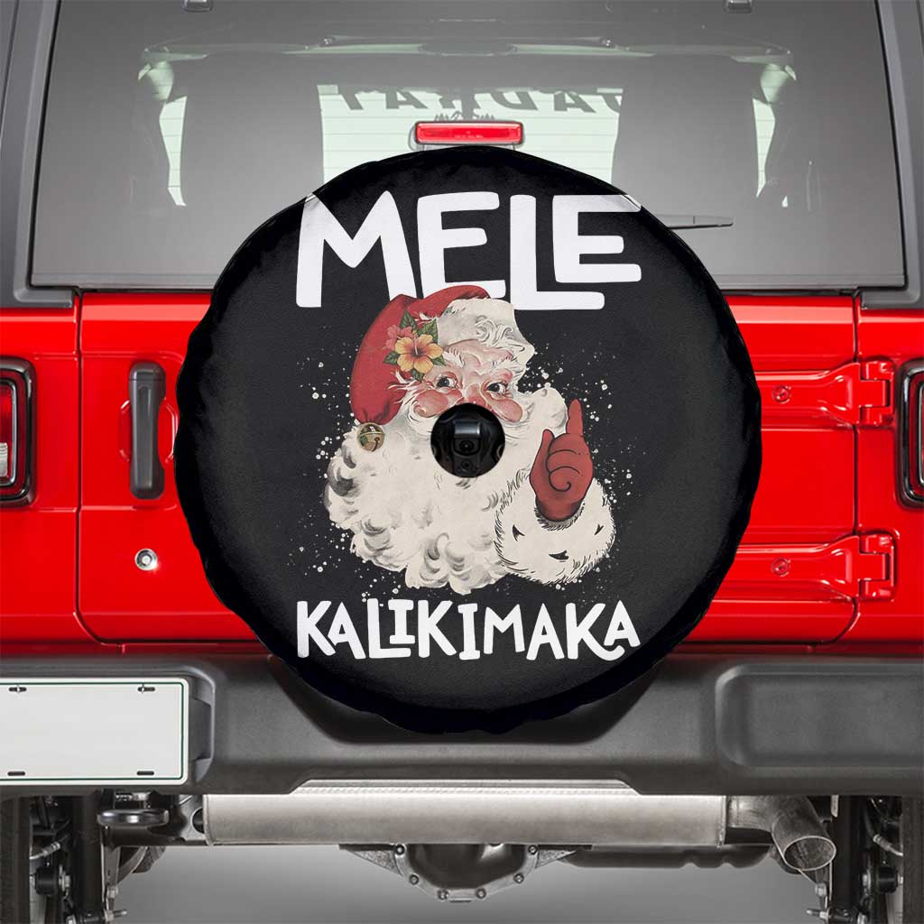 Mele Kalikimaka Spare Tire Cover Hawaii Christmas Party Santa - Wonder Print Shop