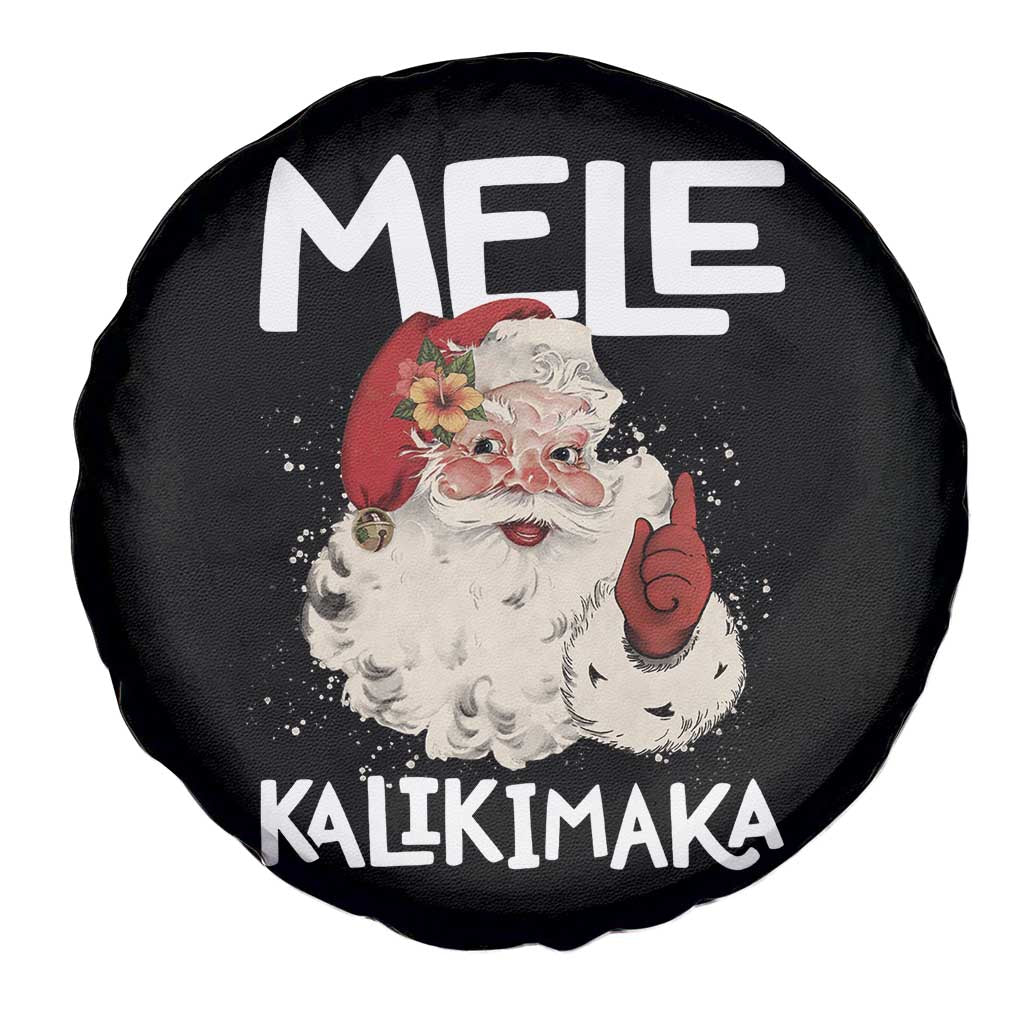 Mele Kalikimaka Spare Tire Cover Hawaii Christmas Party Santa - Wonder Print Shop