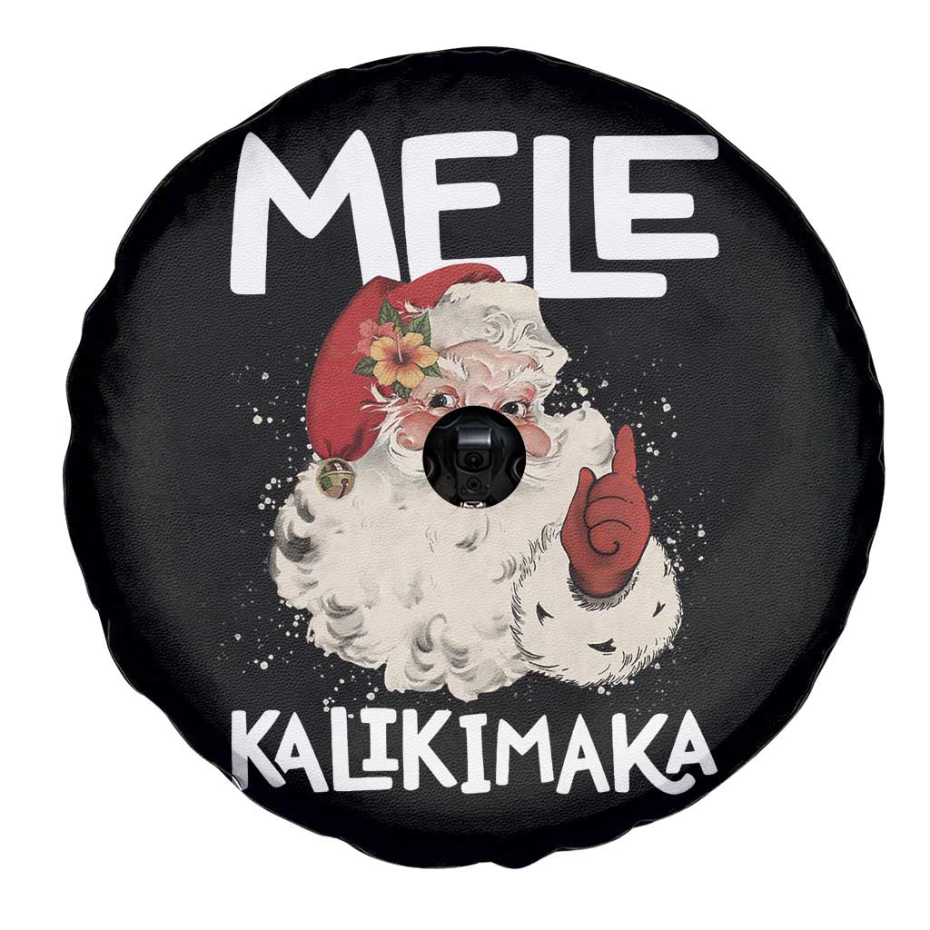 Mele Kalikimaka Spare Tire Cover Hawaii Christmas Party Santa - Wonder Print Shop