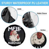 Mele Kalikimaka Spare Tire Cover Hawaii Christmas Party Santa - Wonder Print Shop