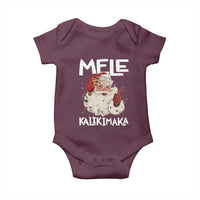 Mele Kalikimaka Baby Onesie Hawaii Christmas Party Santa - Wonder Print Shop