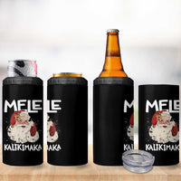 Mele Kalikimaka 4 in 1 Can Cooler Tumbler Hawaii Christmas Party Santa - Wonder Print Shop