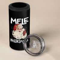 Mele Kalikimaka 4 in 1 Can Cooler Tumbler Hawaii Christmas Party Santa - Wonder Print Shop