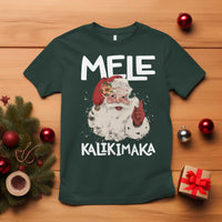 Mele Kalikimaka T Shirt Hawaii Christmas Party Santa - Wonder Print Shop