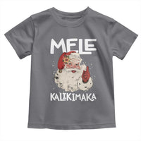 Mele Kalikimaka Toddler T Shirt Hawaii Christmas Party Santa - Wonder Print Shop