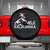 Christmas In July Surfing Santa Spare Tire Cover Mele Kalikimaka Summer Beach Hawaii - Wonder Print Shop