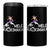 Christmas In July Surfing Santa 4 in 1 Can Cooler Tumbler Mele Kalikimaka Summer Beach Hawaii - Wonder Print Shop