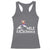 Christmas In July Surfing Santa Racerback Tank Top Mele Kalikimaka Summer Beach Hawaii - Wonder Print Shop