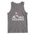 Christmas In July Surfing Santa Tank Top Mele Kalikimaka Summer Beach Hawaii - Wonder Print Shop