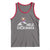 Christmas In July Surfing Santa Tank Top Mele Kalikimaka Summer Beach Hawaii - Wonder Print Shop