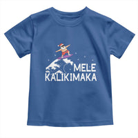 Christmas In July Surfing Santa Toddler T Shirt Mele Kalikimaka Summer Beach Hawaii - Wonder Print Shop