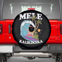 Mele Kalikimaka Hawaii Christmas Surfing Santa Spare Tire Cover Summer Beach Hawaii Xmas In July - Wonder Print Shop