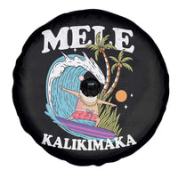 Mele Kalikimaka Hawaii Christmas Surfing Santa Spare Tire Cover Summer Beach Hawaii Xmas In July - Wonder Print Shop