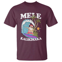 Mele Kalikimaka Hawaii Christmas Surfing Santa T Shirt Summer Beach Hawaii Xmas In July - Wonder Print Shop