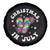 Christmas In July Summer Beach Spare Tire Cover Hawaii Flip Flops Hibiscus - Wonder Print Shop