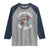 Christmas In July Summer Beach Raglan Shirt Hawaii Flip Flops Hibiscus - Wonder Print Shop