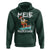 Mele Kalikimaka Hoodie Santa Water Skiing Summer Beach Hawaiian Christmas In July - Wonder Print Shop