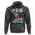 Mele Kalikimaka Hoodie Santa Water Skiing Summer Beach Hawaiian Christmas In July - Wonder Print Shop