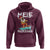 Mele Kalikimaka Hoodie Santa Water Skiing Summer Beach Hawaiian Christmas In July - Wonder Print Shop