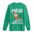 Mele Kalikimaka Long Sleeve Shirt Santa Water Skiing Summer Beach Hawaiian Christmas In July - Wonder Print Shop