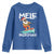 Mele Kalikimaka Youth Sweatshirt Santa Water Skiing Summer Beach Hawaiian Christmas In July - Wonder Print Shop
