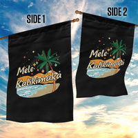 Retro Christmas In July Summer Beach Hawaii Garden Flag Mele Kalikimaka - Wonder Print Shop