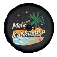 Retro Christmas In July Summer Beach Hawaii Spare Tire Cover Mele Kalikimaka - Wonder Print Shop