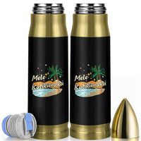 Retro Christmas In July Summer Beach Hawaii Bullet Tumbler Mele Kalikimaka - Wonder Print Shop