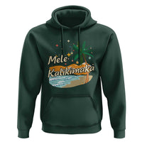 Retro Christmas In July Summer Beach Hawaii Hoodie Mele Kalikimaka - Wonder Print Shop