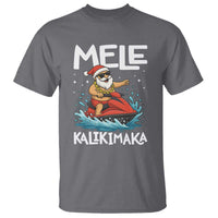 Mele Kalikimaka Hawaiian Christmas T Shirt Funny Santa Jet Ski Summer Beach Xmas In July - Wonder Print Shop