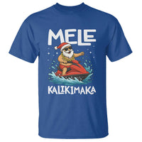 Mele Kalikimaka Hawaiian Christmas T Shirt Funny Santa Jet Ski Summer Beach Xmas In July - Wonder Print Shop