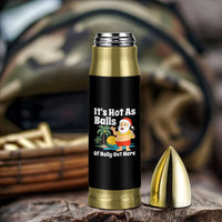 Funny Christmas In July Bullet Tumbler Hot As Balls Santa Summer Party - Wonder Print Shop