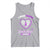 Domestic Violence Awareness Tank Top Purple Ribbon Support Survivor - Wonder Print Shop