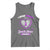 Domestic Violence Awareness Tank Top Purple Ribbon Support Survivor - Wonder Print Shop