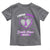 Domestic Violence Awareness Toddler T Shirt Purple Ribbon Support Survivor - Wonder Print Shop