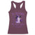 Domestic Violence Awareness Racerback Tank Top Halloween October Wear Purple Ghost - Wonder Print Shop