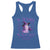 Domestic Violence Awareness Racerback Tank Top Halloween October Wear Purple Ghost - Wonder Print Shop