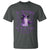 Domestic Violence Awareness T Shirt Halloween October Wear Purple Ghost - Wonder Print Shop