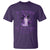 Domestic Violence Awareness T Shirt Halloween October Wear Purple Ghost - Wonder Print Shop