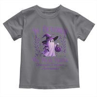 Domestic Violence Awareness Toddler T Shirt Halloween October Wear Purple Ghost - Wonder Print Shop