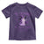 Domestic Violence Awareness Toddler T Shirt Halloween October Wear Purple Ghost - Wonder Print Shop