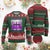 Retro In October We Wear Purple Witch Domestic Violence Awareness Ugly Christmas Sweater - Wonder Print Shop