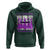 Retro In October We Wear Purple Witch Domestic Violence Awareness Hoodie - Wonder Print Shop