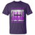 Retro In October We Wear Purple Witch Domestic Violence Awareness T Shirt - Wonder Print Shop