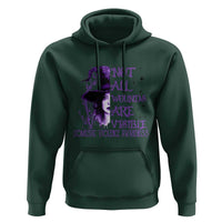 Stop Domestic Violence Hoodie Purple Ribbon Witch Graphic Witchy Feminist